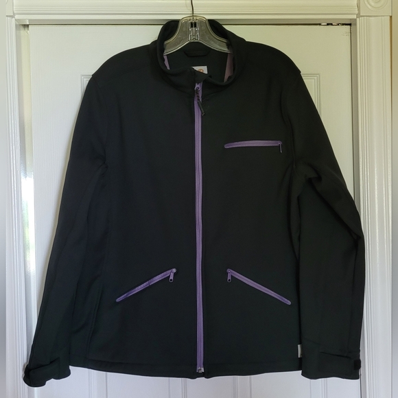 CARHARRT SOFTSHELL JACKET ZIP UP RAIN DEFENDER BLACK PLUS 16 18 XL - Picture 3 of 12